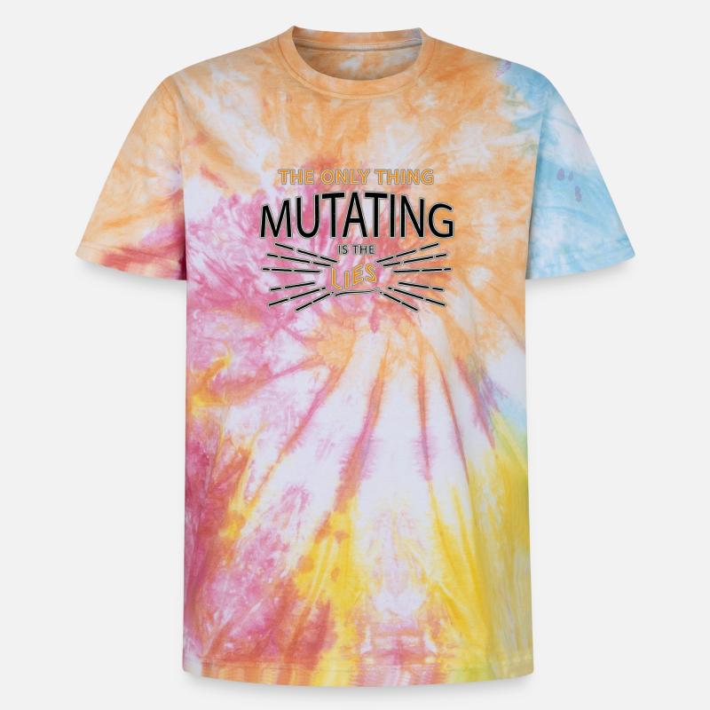 Spruch - Unisex Premium Tie Dye T-Shirt - Regenbogen-Spirale