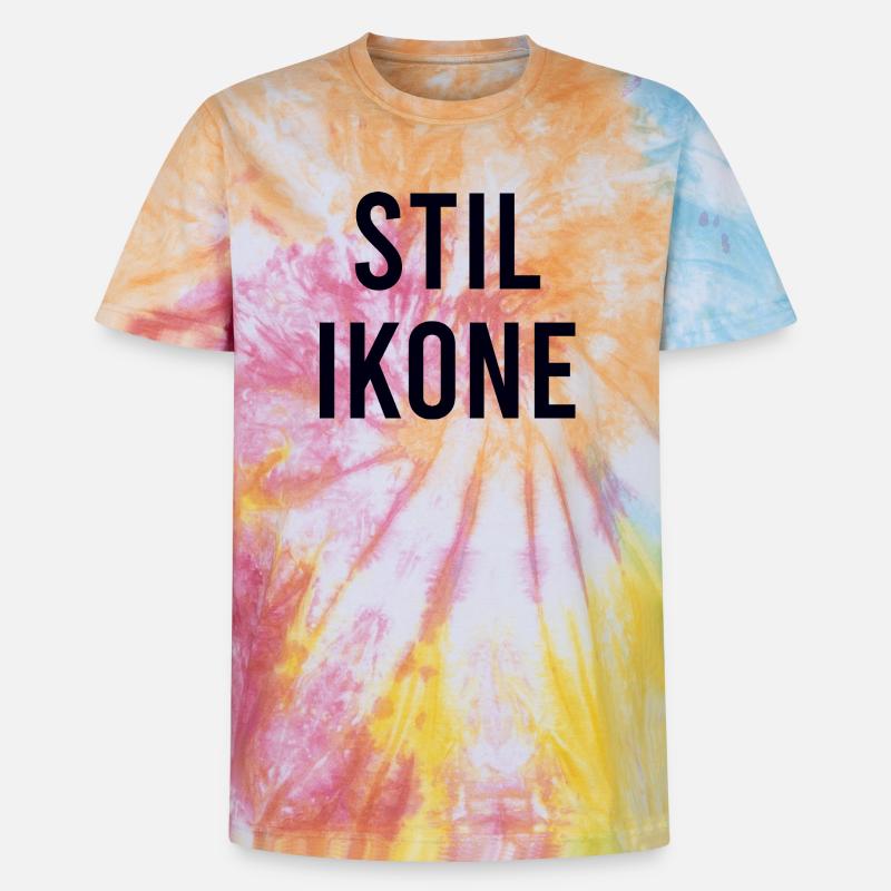 STYLE ICON - Unisex Premium Tie-Dye T-Shirt - Rainbow Spiral