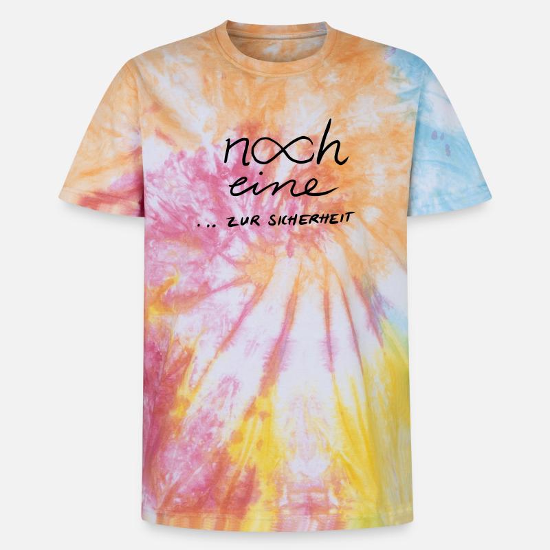 Noch eine...zur Sicherheit 2 - Unisex Premium Tie Dye T-Shirt - Regenbogen-Spirale