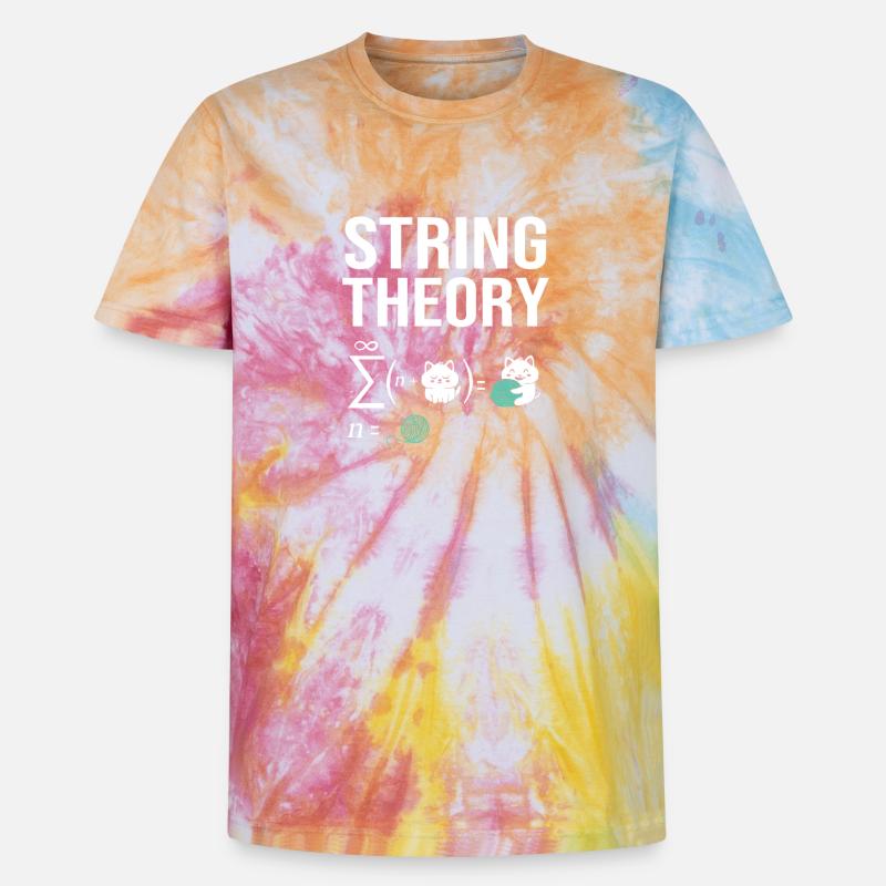 Quantum Physics Quantum Physics - Unisex Premium Tie-Dye T-Shirt - Rainbow Spiral