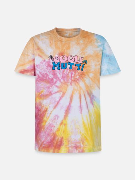 Coole Mutti - Unisex Premium Tie Dye T-Shirt - Regenbogen-Spirale