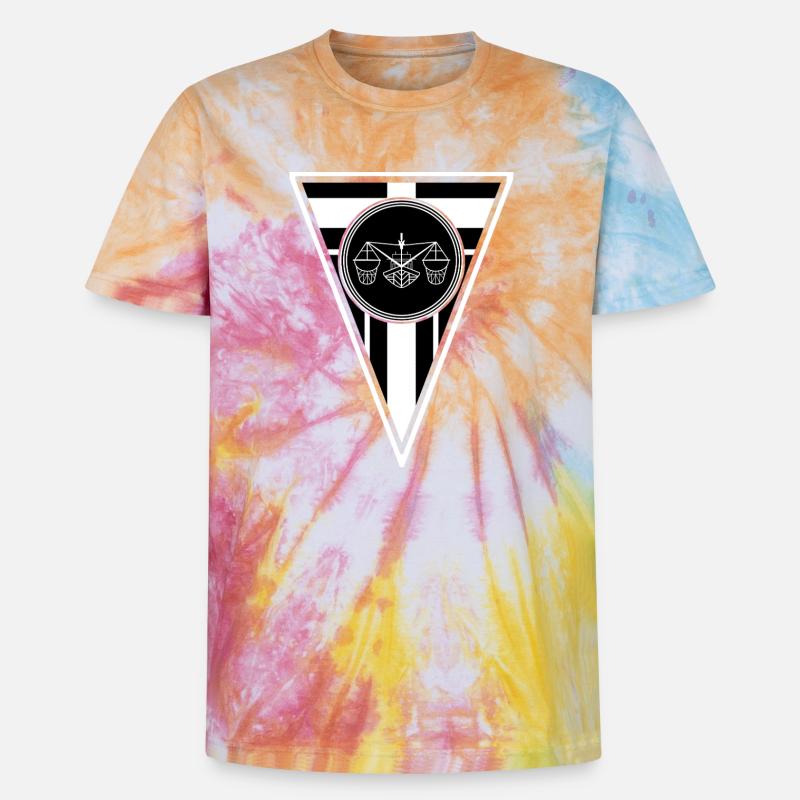 Cooles Geschenk. Kutterfriese - Unisex Premium Tie Dye T-Shirt - Regenbogen-Spirale