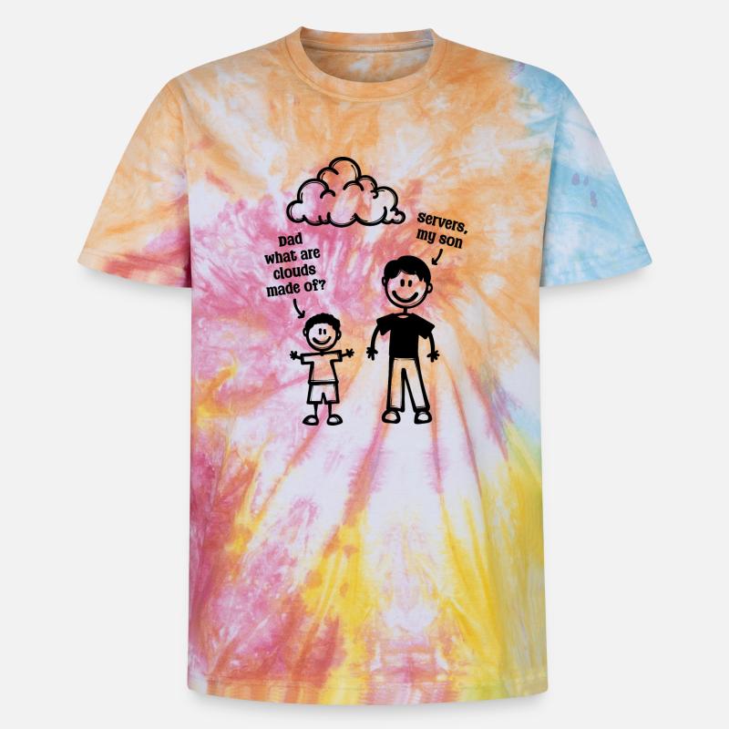 Bugfixing Skripting Statement Developer Bugs - Unisex Premium Tie Dye T-Shirt - Regenbogen-Spirale