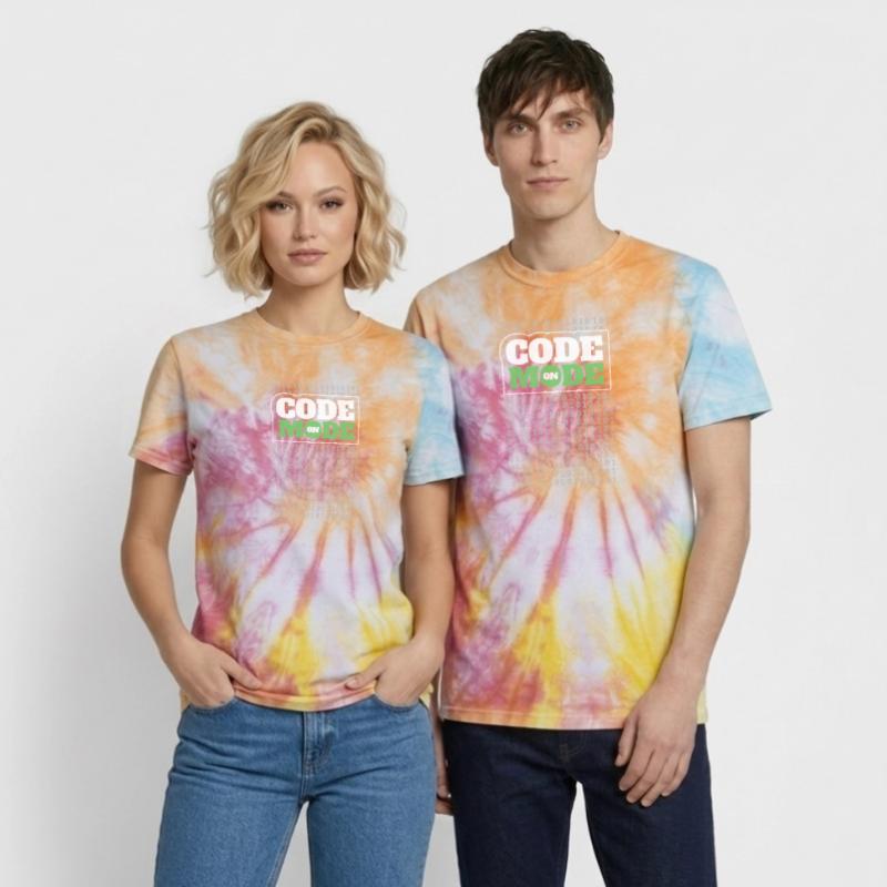 Code Mode Activé - Programmeur Ingénieur logiciel Codeur T-shirt tie-dye premium unisexe