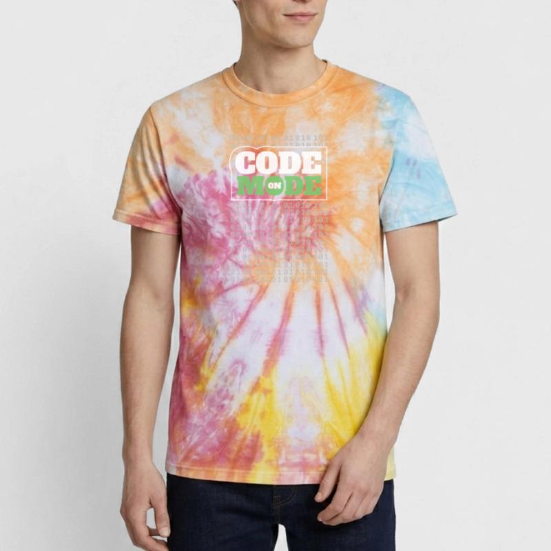 Code Mode Activé - Programmeur Ingénieur logiciel Codeur T-shirt tie-dye premium unisexe