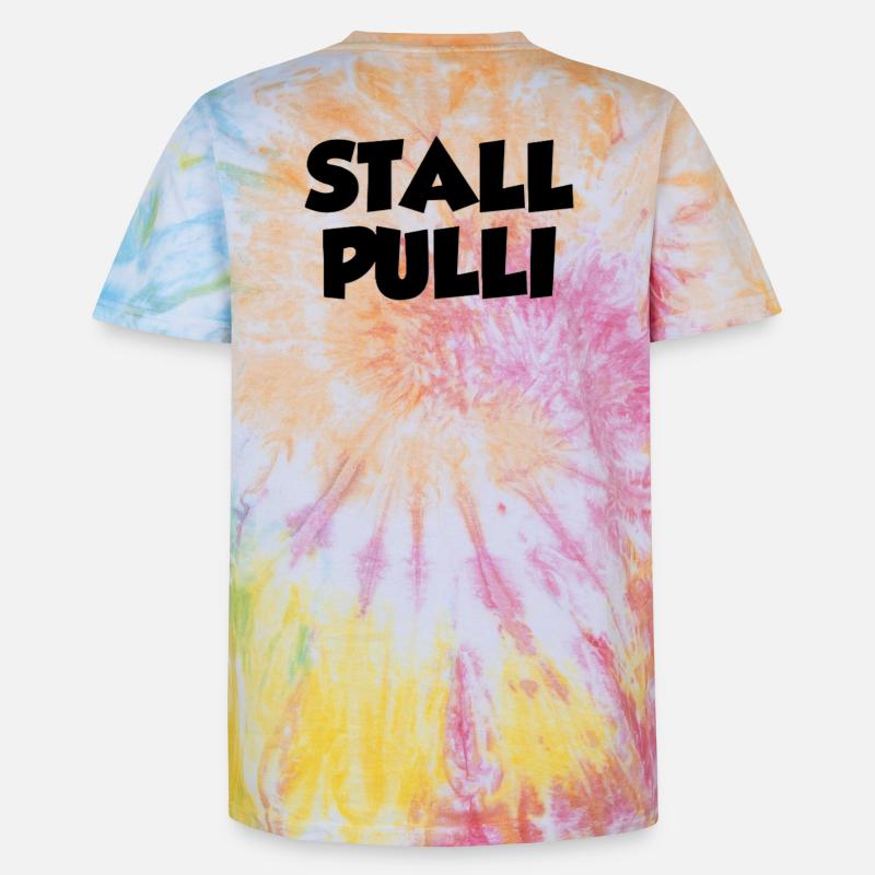 Pull stable - T-shirt tie-dye premium unisexe - arc-en-ciel spirale