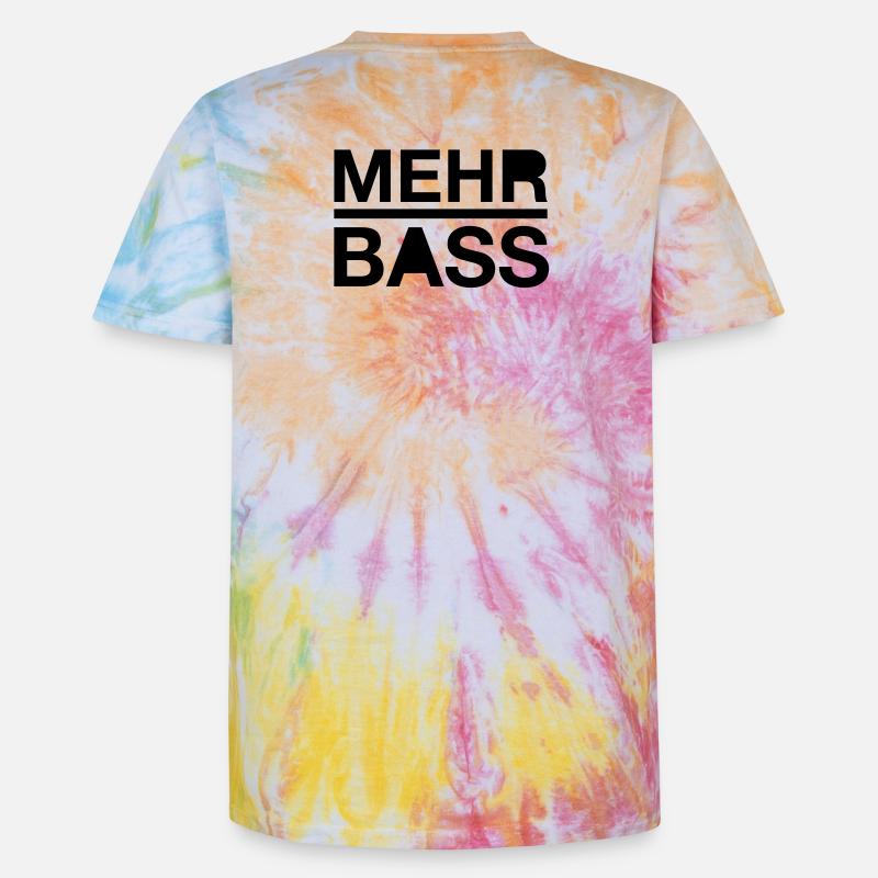 Plus basse - T-shirt tie-dye premium unisexe - arc-en-ciel spirale