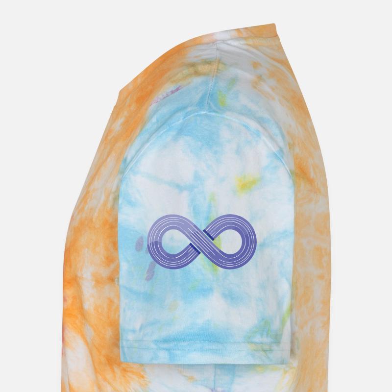Infinity Flow – symbole d’agilité T-shirt tie-dye premium unisexe