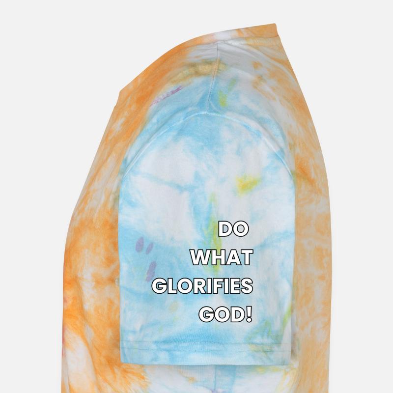 Glorifier Dieu T-shirt tie-dye premium unisexe