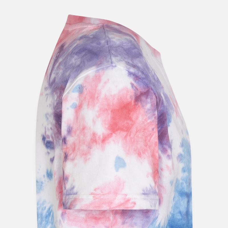 Coucher de soleil avec la famille T-shirt tie-dye premium unisexe