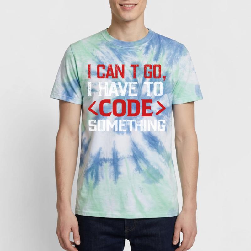 Programmierer , Nerd , Computer Code Unisex Premium Tie Dye T-Shirt