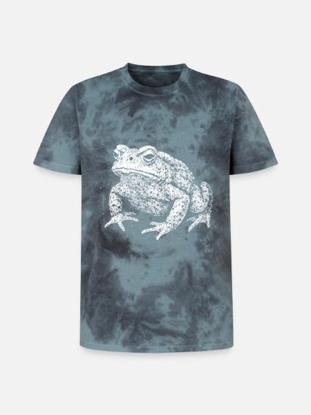 Toad - Unisex Premium Tie-Dye T-Shirt - Black/Blue