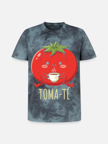 Lustige Spanischlehrerin der Maestra-Schule - Unisex Premium Tie Dye T-Shirt - Schwarz/Blau