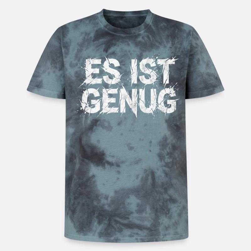 It's enough sarcasm statement - Unisex Premium Tie-Dye T-Shirt - Black/Blue