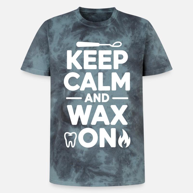 Dental Lab Technician Framework  - Unisex Premium Tie-Dye T-Shirt - Black/Blue