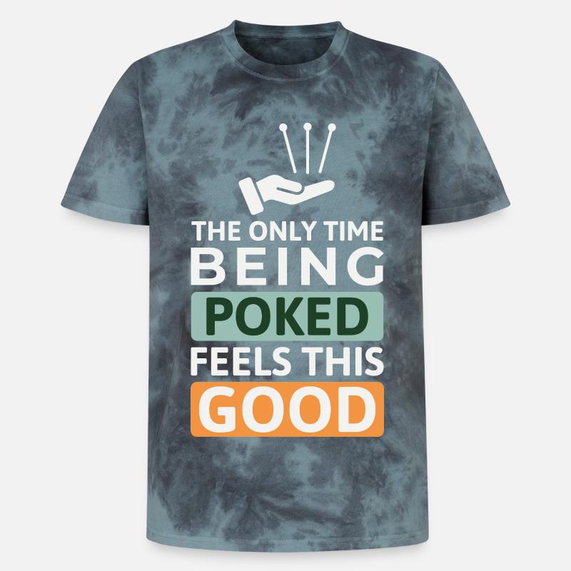 Licensed TCM Practitioner Expert Therapeutic  - Unisex Premium Tie-Dye T-Shirt - Black/Blue