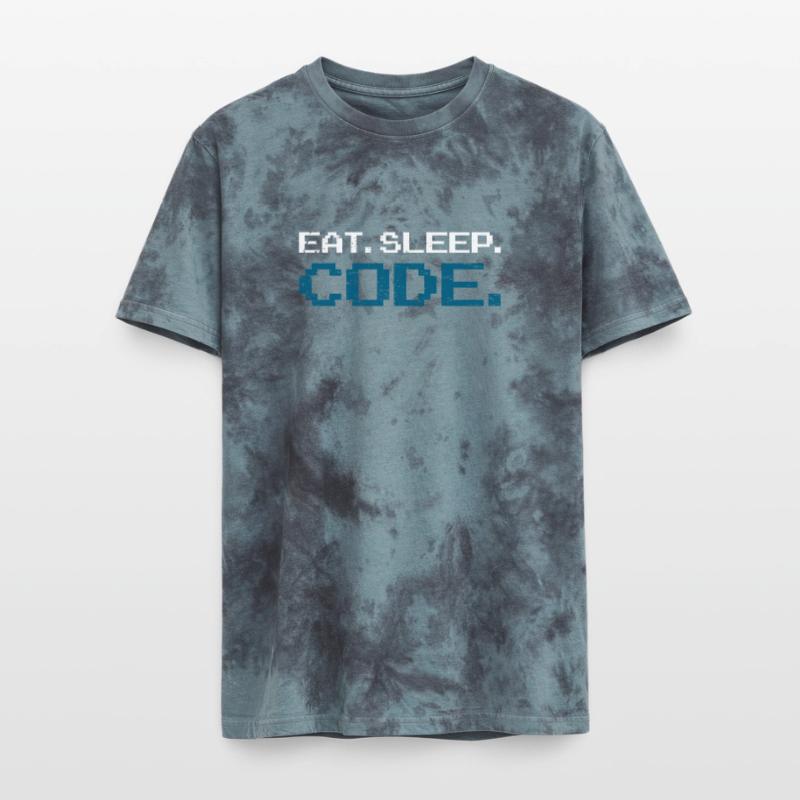 Code de programmation informatique T-shirt tie-dye premium unisexe