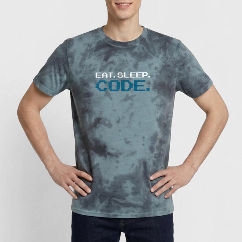 Code de programmation informatique T-shirt tie-dye premium unisexe