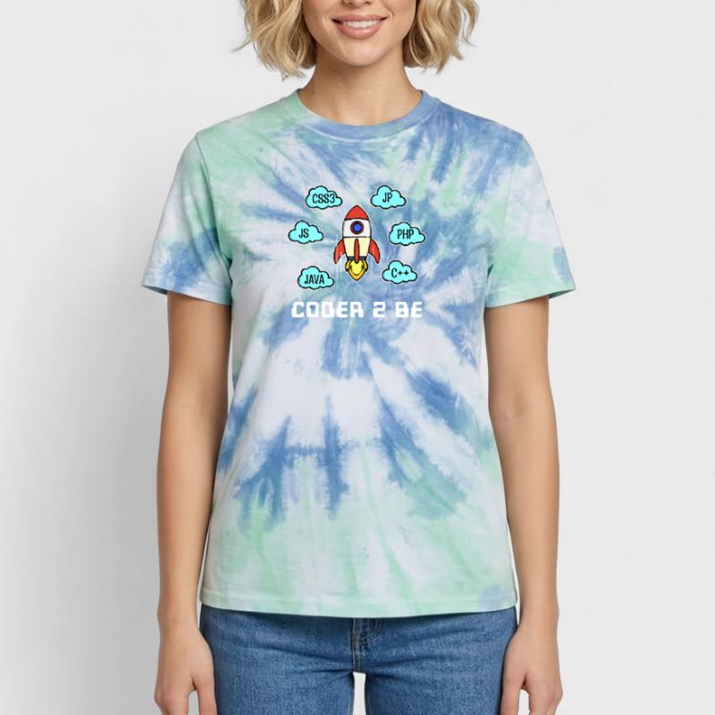 Déclaration du développeur Css Php Java C++ Programmeur T-shirt tie-dye premium unisexe
