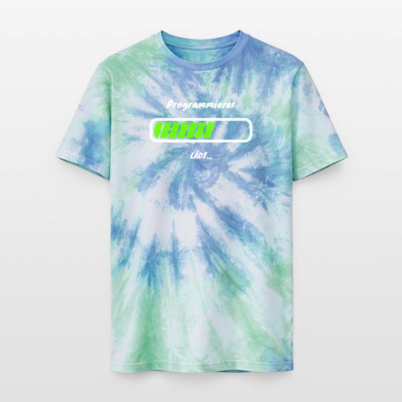 Programmer Loading Software Development Unisex Premium Tie-Dye T-Shirt