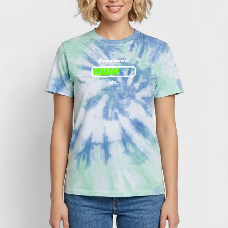 Programmierer Loading Softwareentwicklung Unisex Premium Tie Dye T-Shirt