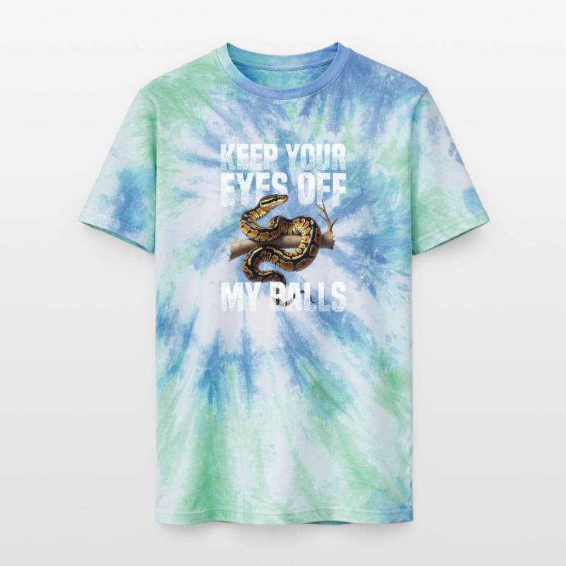 Python roi Serpents Amateurs de terrarium Python T-shirt tie-dye premium unisexe