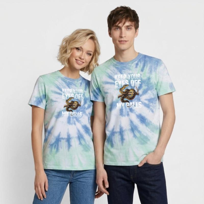 Python roi Serpents Amateurs de terrarium Python T-shirt tie-dye premium unisexe