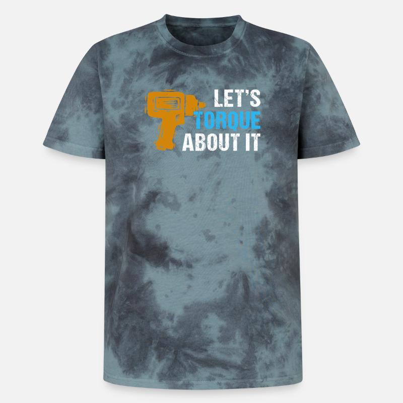 Mechanical Engineering Mechanical Engineer - Unisex Premium Tie-Dye T-Shirt - Black/Blue