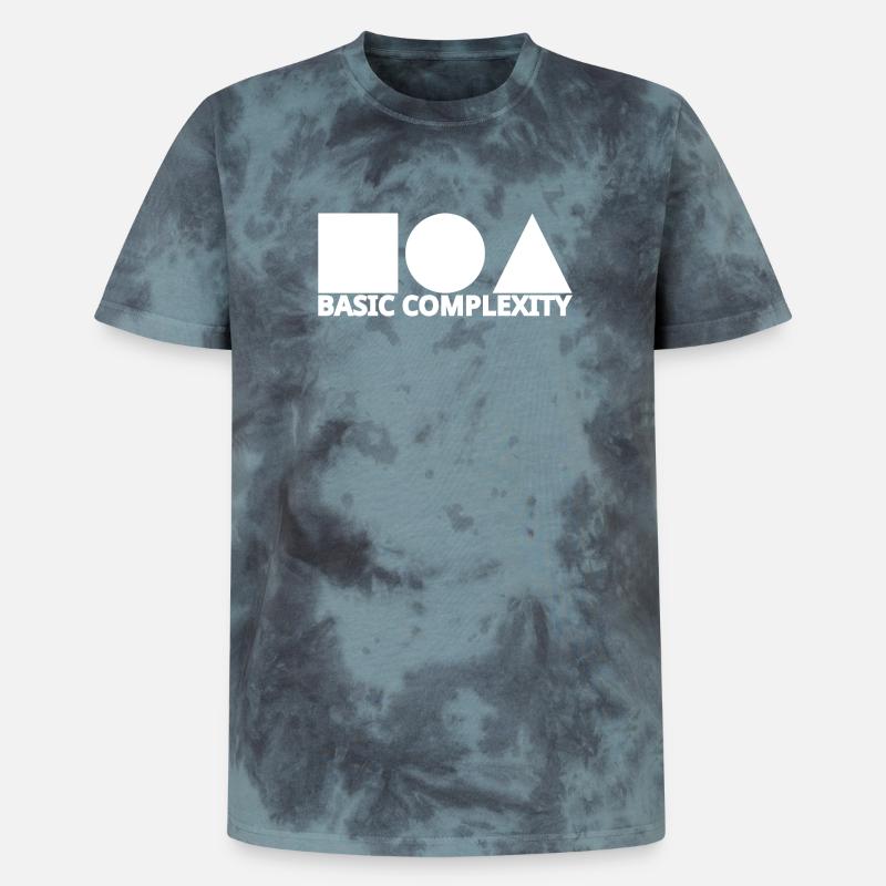 Basic complexity - Unisex Premium Tie-Dye T-Shirt - Black/Blue