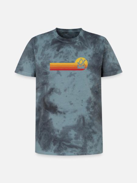 Carpenter Carpenter Guild Sign Craft Guild - Unisex Premium Tie-Dye T-Shirt - Black/Blue