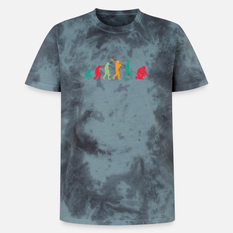 Welder Evolution - Unisex Premium Tie-Dye T-Shirt - Black/Blue
