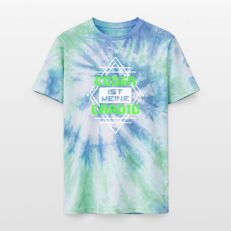 Déclaration de Coden Développeur Computerfreak Scripting T-shirt tie-dye premium unisexe