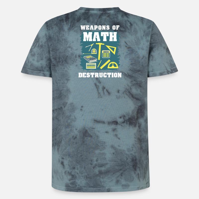 Math math gift - Unisex Premium Tie-Dye T-Shirt - Black/Blue