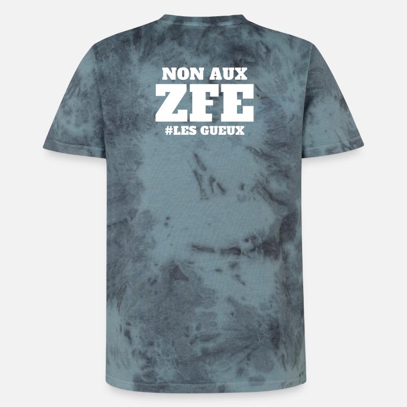 Auto, Oldtimer, Freizügigkeit - Unisex Premium Tie Dye T-Shirt - Schwarz/Blau