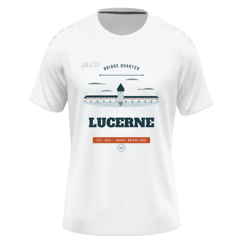 Abzeichen Lucerne auf jako teenager t-shirt light flow 