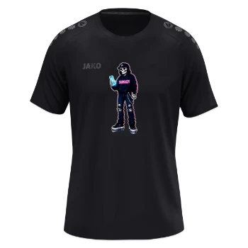 Sarkazzy Szkielet Hacker w streetwearowym swetrze