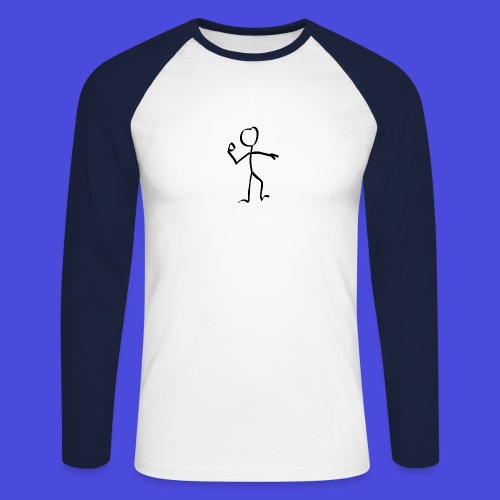 stickman-151358_640 - Männer Baseballshirt langarm