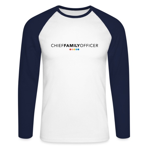 ChiefFamilyOfficer by made4families - Männer Baseballshirt langarm