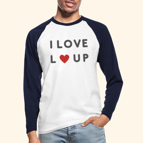 I LOVE LOUP - T-shirt baseball manches longues Homme