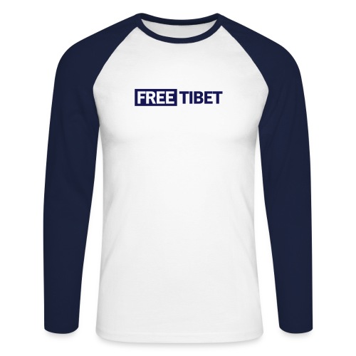 freetibet2 - Männer Baseballshirt langarm
