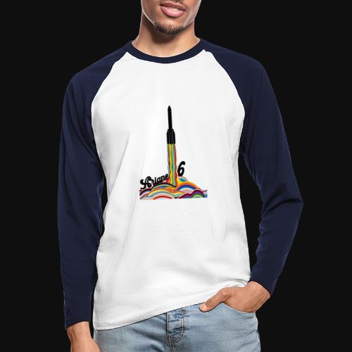 Ariane 6 spreading colors by ItArtWork - Men's Long Sleeve Baseball T-Shirt