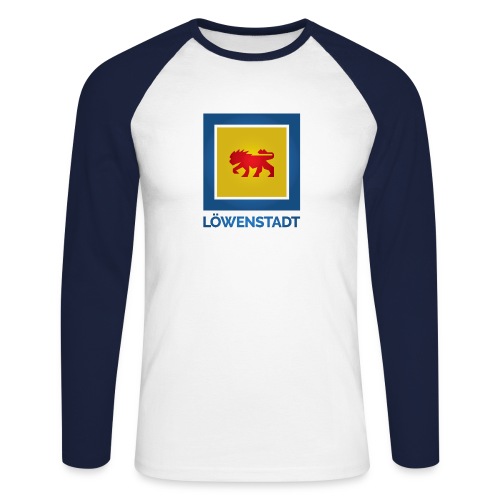 Löwenstadt Fan Design 11 - Männer Baseballshirt langarm