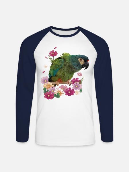 The Maracanã - Unisex Long Sleeve Baseball T-Shirt - white/navy