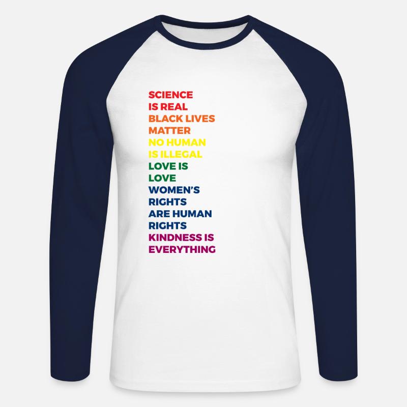 demo - Unisex Long Sleeve Baseball T-Shirt - white/navy