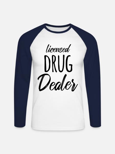 Pharmacist Pharmacist Pharmacist - Unisex Long Sleeve Baseball T-Shirt - white/navy