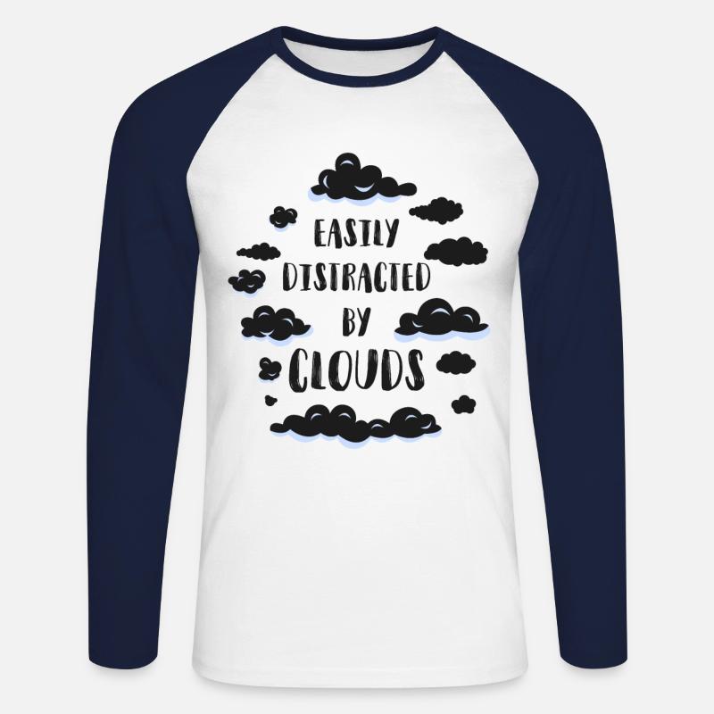 Meteorologist Weather Forecast - Unisex Baseballshirt langarm - Weiß/Navy