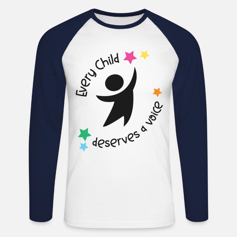 Speech Therapist Therapy Assistant - Unisex Baseballshirt langarm - Weiß/Navy