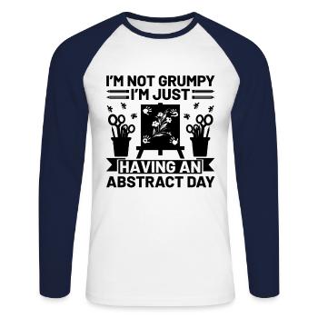 Kunstlehrer Schullehrer Lustige Kunstlehrer Scho - Unisex Baseballshirt langarm - Weiß/Navy - Vorne - Nik (191cm)
