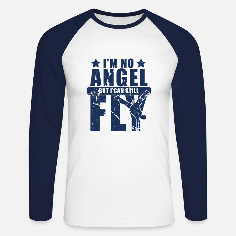 Break Breakdancing Dance Breakdancer Breakdance - Unisex Baseballshirt langarm - Weiß/Navy