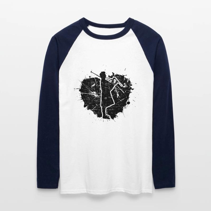 Cornemuse Cornemuse Cornemuse T-shirt baseball manches longues Homme